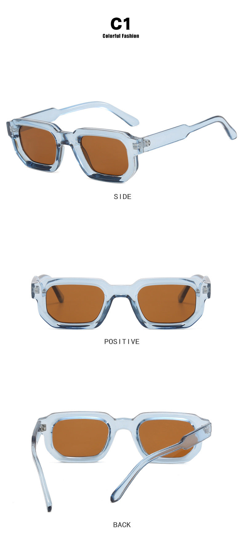 Square Sunglasses European And American Retro